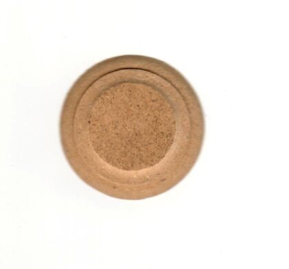 Декоративная накладка круглая, D-4,5 см, МДФ   купить в Москве