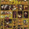 Декупажная карта "Книжные полки"